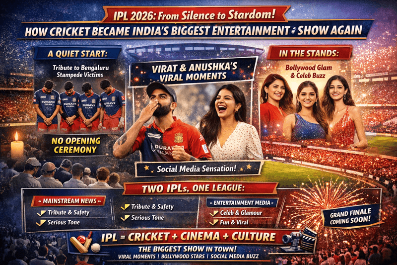 From Silence to Stardom — How Cricket Became India’s Biggest Entertainment Show Again