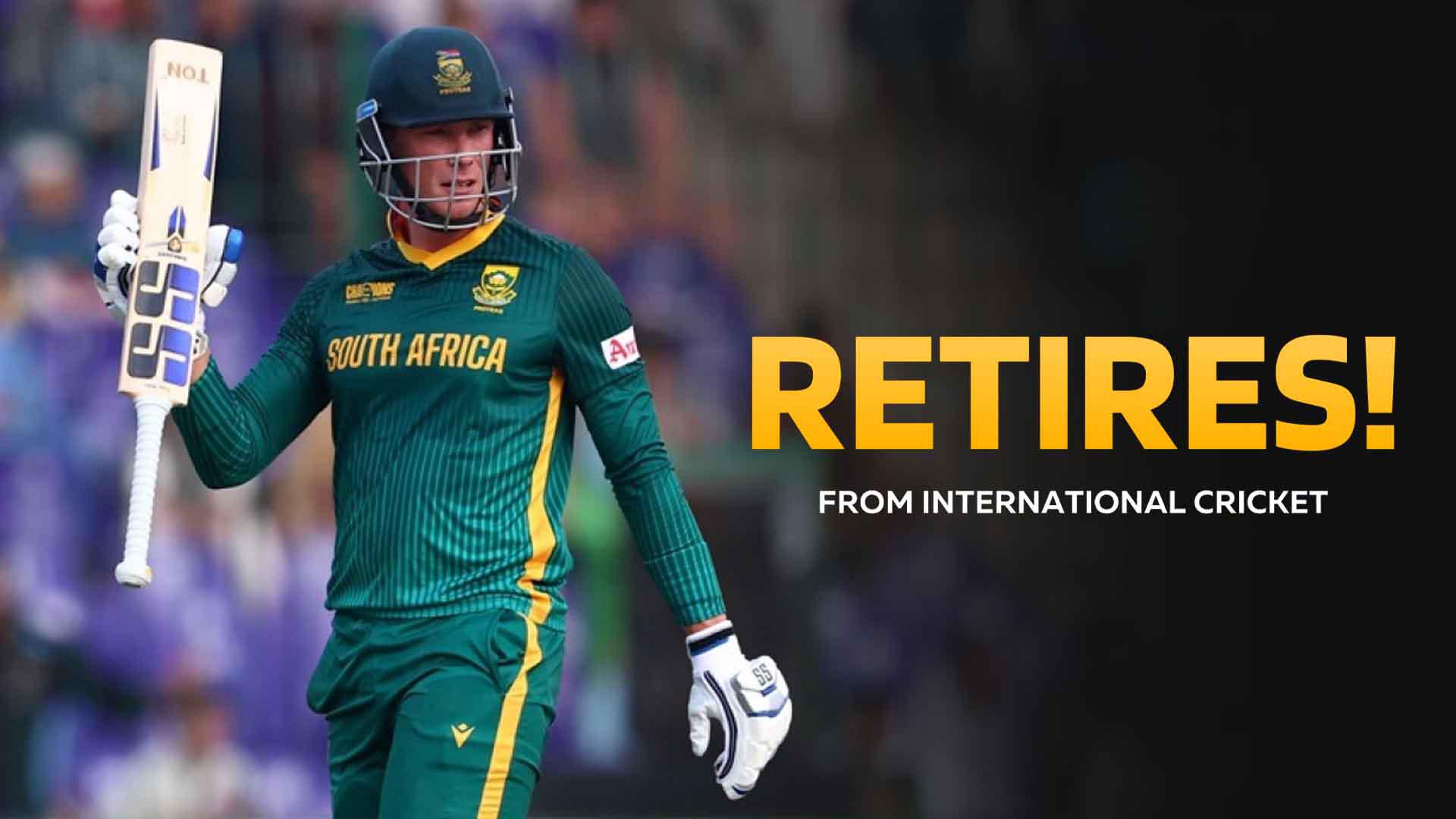 Rassie van der Dussen Retires From International Cricket, Set to Continue Domestic Career