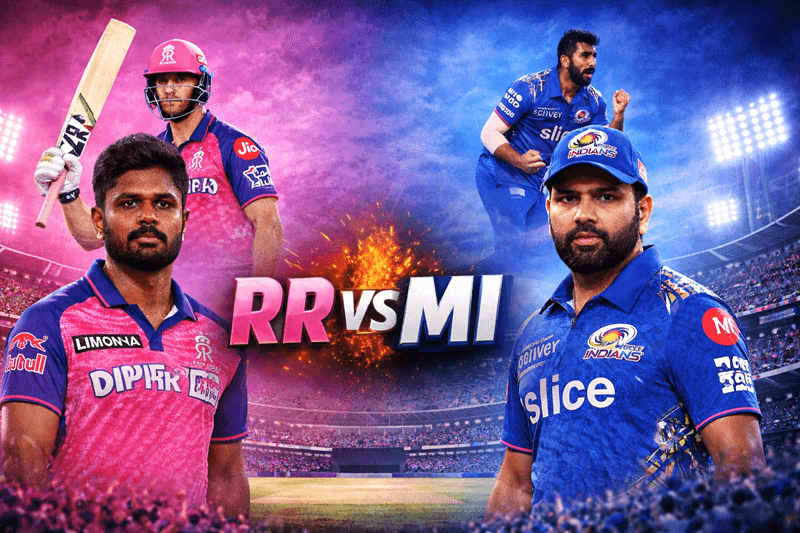 RR Take on MI in Guwahati Showdown as Both Teams Eye Crucial Points