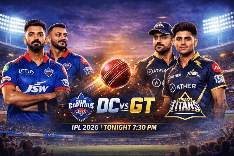 Delhi Capitals Eye Hat-Trick of Wins as Gujarat Titans Seek Revival in IPL 2026 Clash