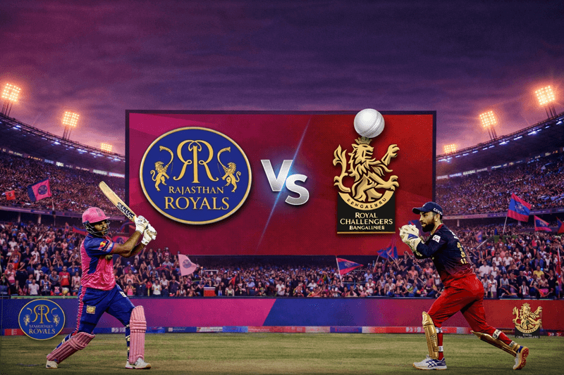 RR vs RCB: Clash of Royals