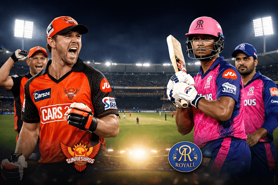 Rajasthan Royals aim to stay unbeaten as Sunrisers Hyderabad fight for survival in IPL 2026 clash